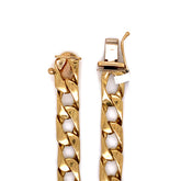 7mm Gold Cuban Bracelet 10K - White Carat - USA & Canada